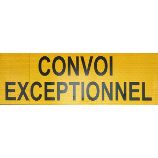Označenie CONVOI EXCEPTIONNEL 1200x400