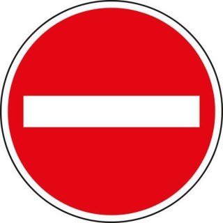 Označenie zákaz vjazdu reflexné samolepka