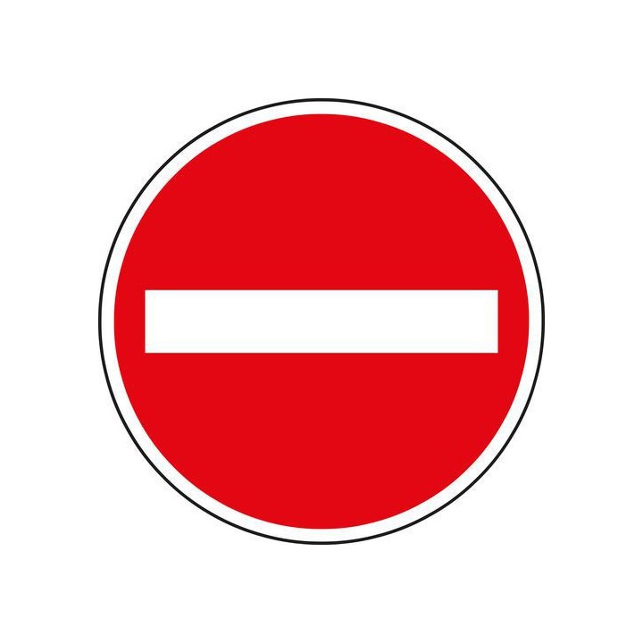 Označenie zákaz vjazdu reflexné samolepka