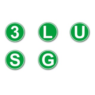 Označenie Euro, U, L, G, III, IV, V,VI