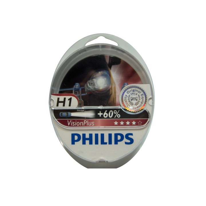 Žiarovka 12V H1 55w VisionPlus 60%