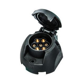 Zásuvka 12V 7-pin plastová