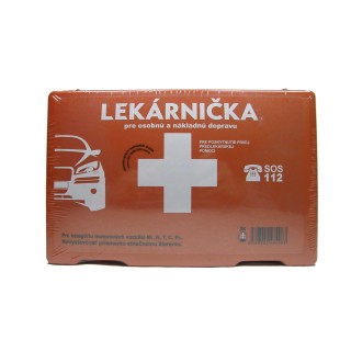 Autolekárnička v plastovom kufríku – kompletná výbava | TRUCKERSHOP.SK