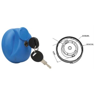 Uzamykateľné viečko nádrže AdBlue Ø 60 mm vysoké