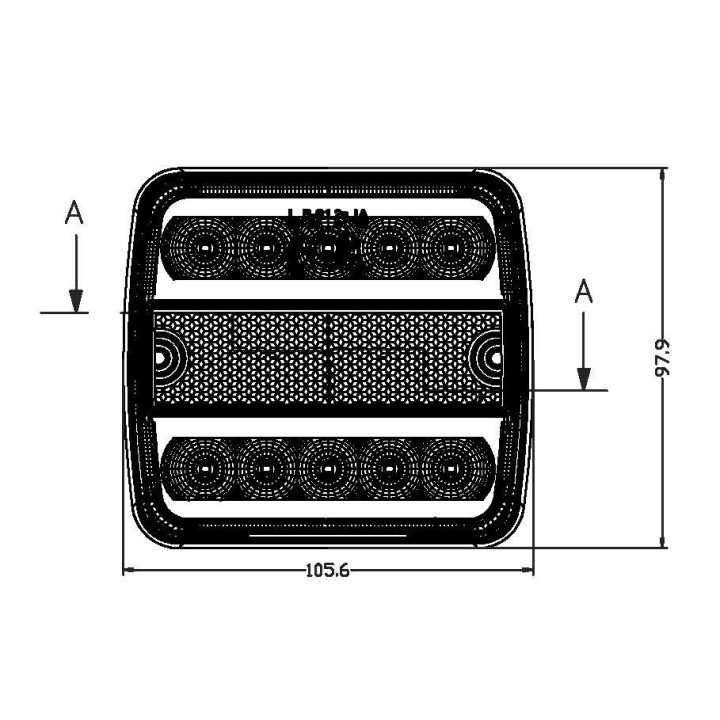 Koncové svetlo príves LED Luminex