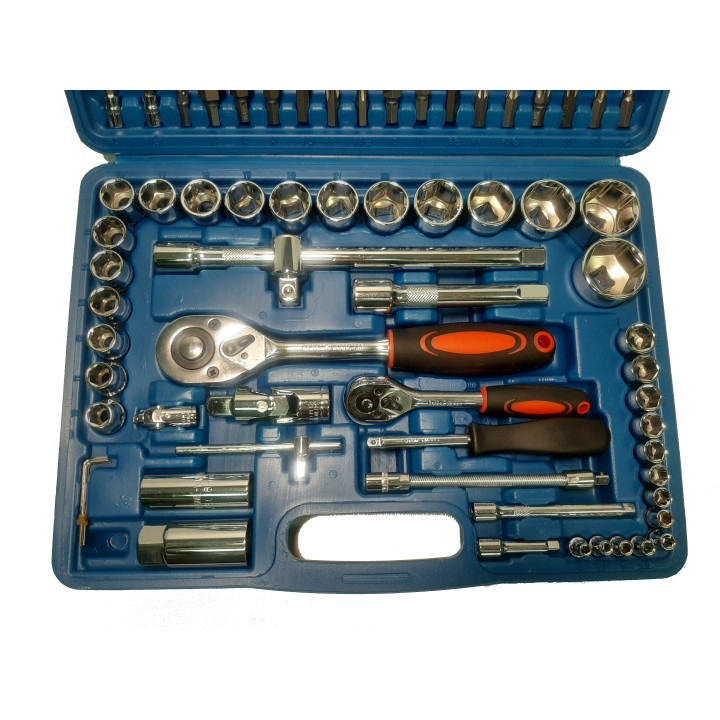 Gola sada 1/2" + 1/4" s račňou 94-dielna