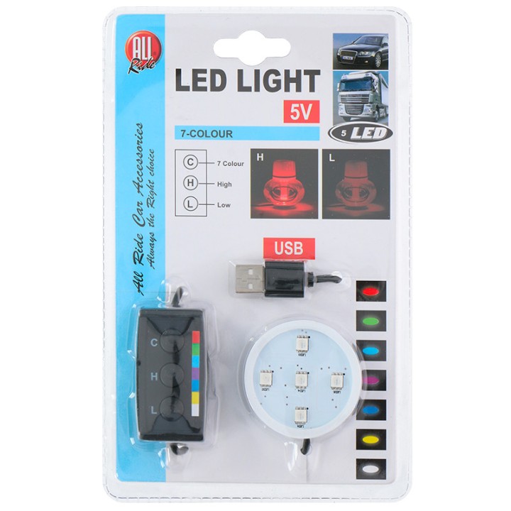 LED podstavec pod osviežovač POPPY a TURBO – USB napájanie
