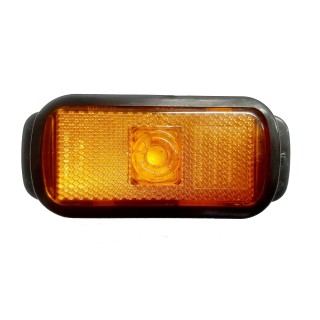 Obrysové svetlo oranžové s odrazkou 10 LED