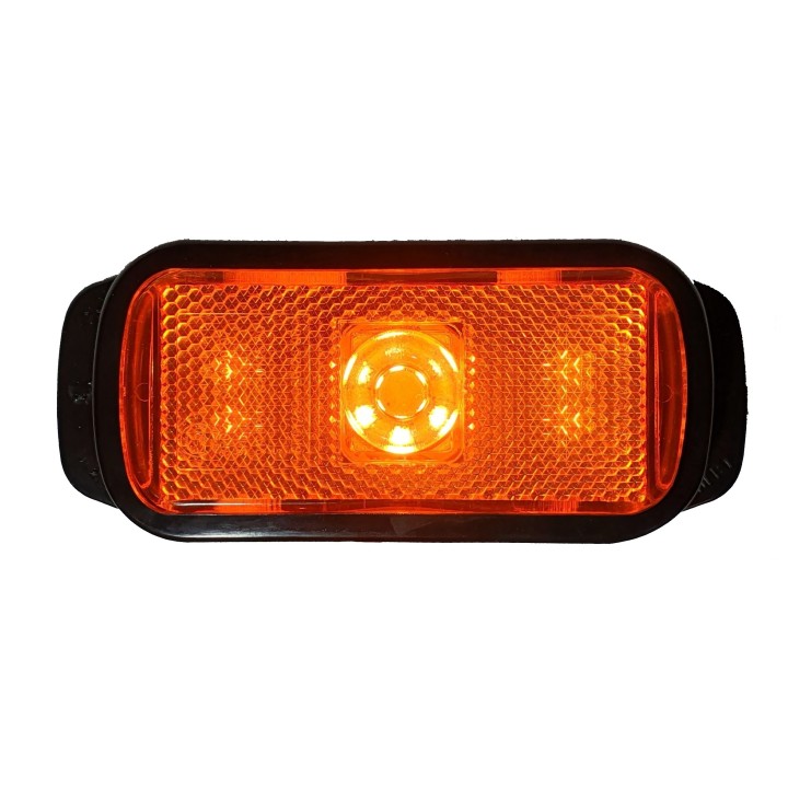 Obrysové svetlo oranžové s odrazkou 10 LED