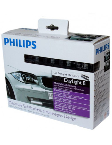 Svetlomet dennej jazdy Philips 8 LED