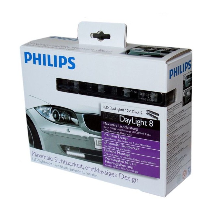 Svetlomet dennej jazdy Philips 8 LED