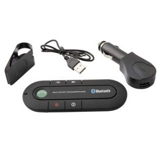 Bluetooth hands-free sada s uchytením na clonu
