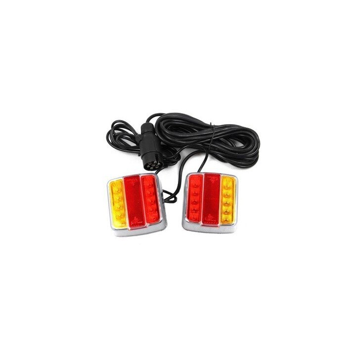 Koncové svetlo príves na magnet LED -SADA