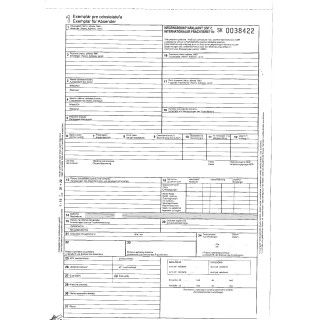 Tlačivo CMR 5-listové (100 ks) – Medzinárodný nákladný list pre kamióny