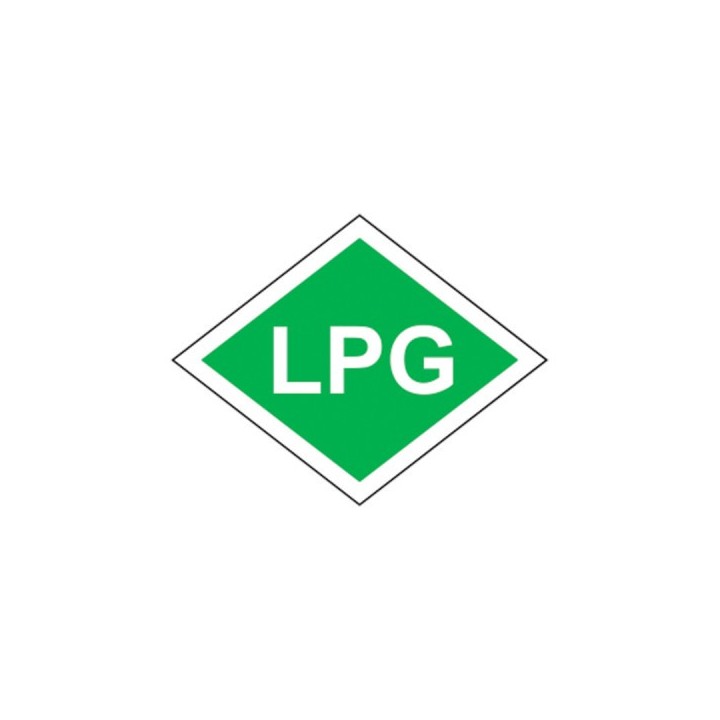 Samolepka označenie LPG – nereflexná