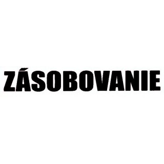 Nálepka ZÁSOBOVANIE 360x60 mm – Označenie pre nákladné autá a dodávky