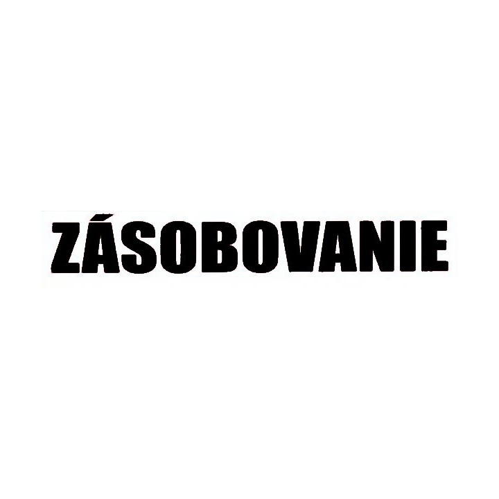 Nálepka ZÁSOBOVANIE 360x60 mm – Označenie pre nákladné autá a dodávky