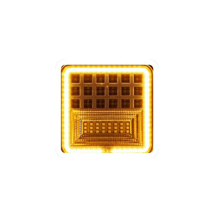 Svetlomet pracovný 107 x 107 LED 126W s obrysovým svetlom