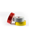 Reflexná páska na plachty biela/žltá/červená Orafol