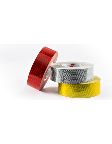 Reflexná páska na pevný podklad biela/žltá/červená Orafol