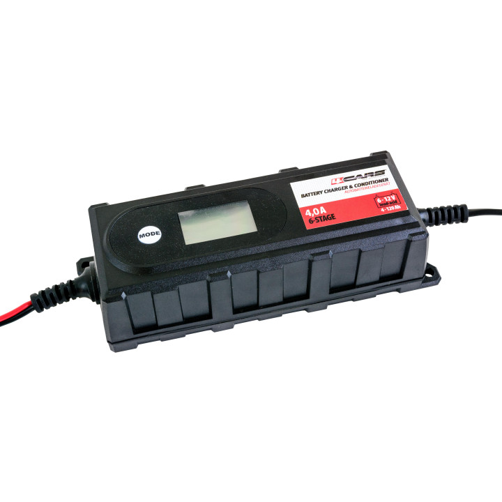 Inteligentná nabíjačka autobatérií 6/12 V – 4 A (IP65)
