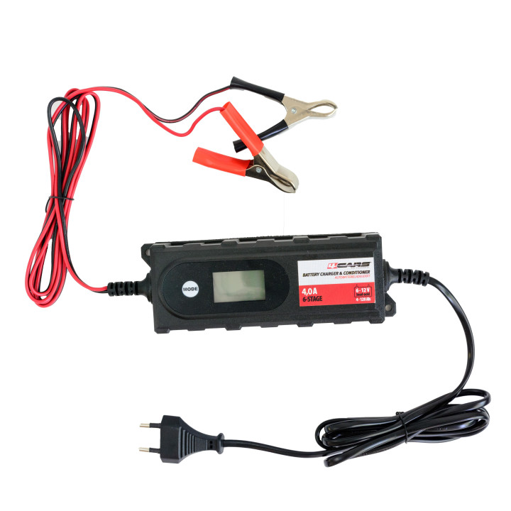 Inteligentná nabíjačka autobatérií 6/12 V – 4 A (IP65)