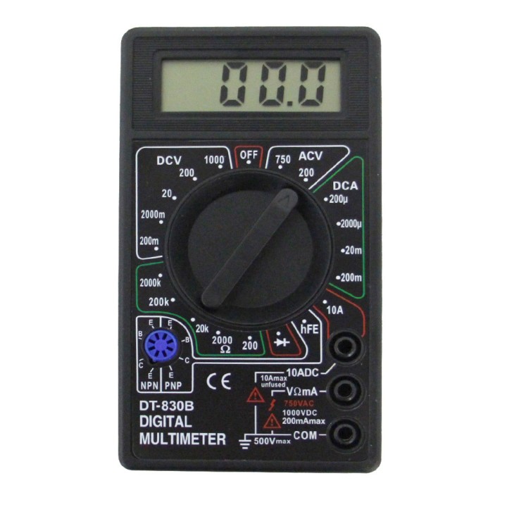Digitálny multimeter – meranie napätia, prúdu a odporu