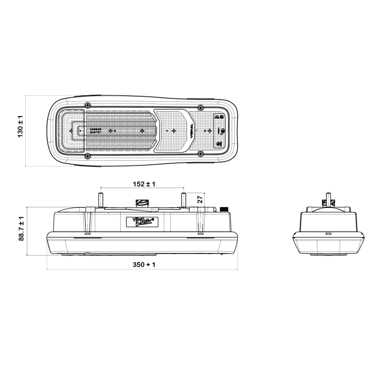 Lampa zadná LC15 Vignal na IVECO DAILY 2021+