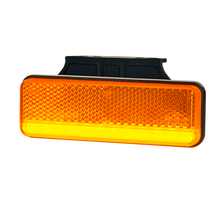 Pozička 102x35 oranžová LED s držiakom