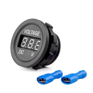 Digitálny automobilový voltmeter 3–33V do panelu