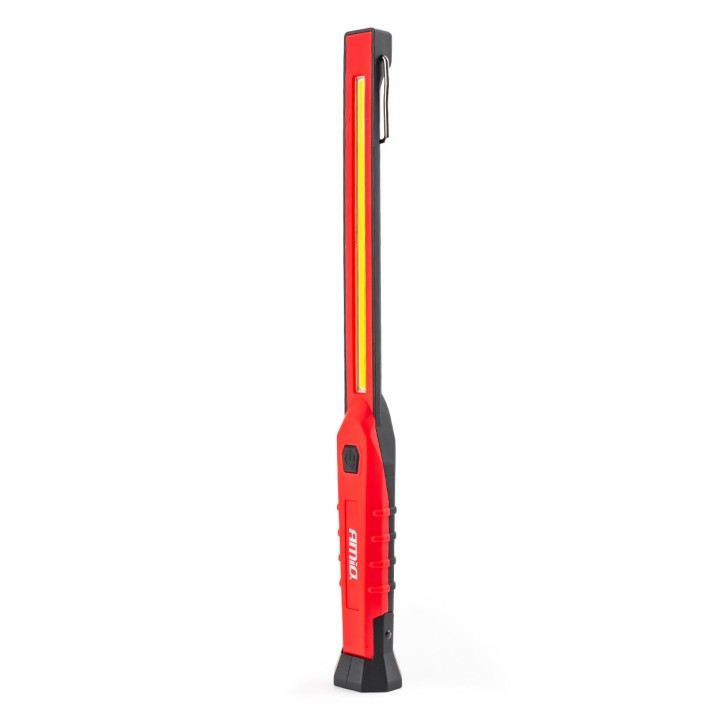 Pracovná LED lampa 3W – dlhá, nabíjateľná 230V/12–24V