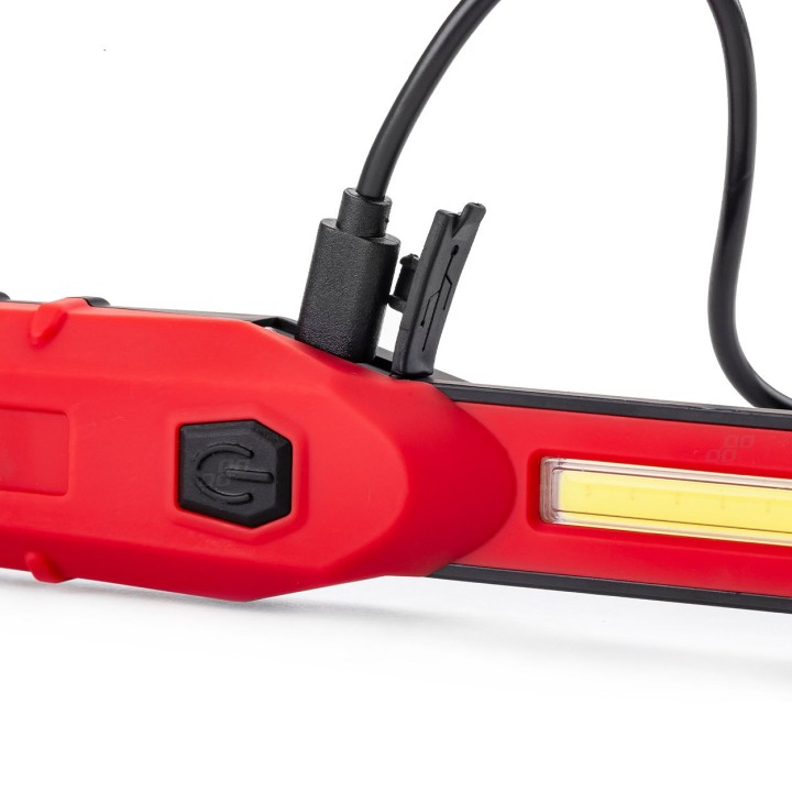 Pracovná LED lampa 3W – dlhá, nabíjateľná 230V/12–24V
