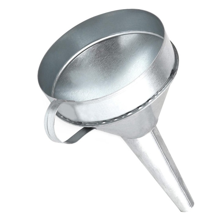 Kovový lievik na palivo 230 mm – rovný pre kamióny