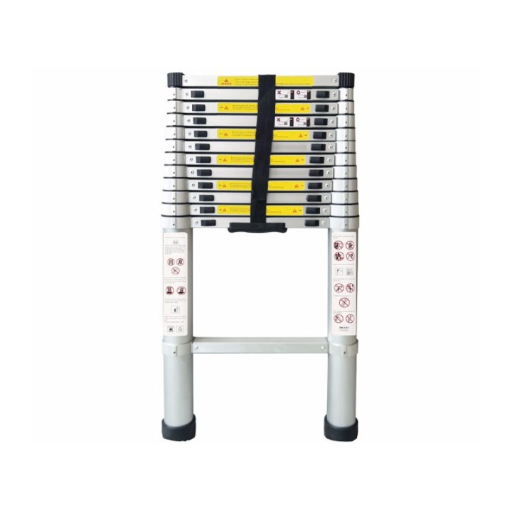 Teleskopický rebrík 2,6 m – Hliníkový, Nosnosť 150 kg