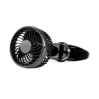 Turbo ventilátor do auta 12V na štipec – priemer 4.5"