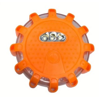 Svetlomet výstražný okrúhly 15 LED, 100mm