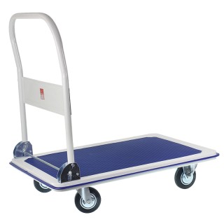 4-kolesový skladový vozík – nosnosť 300 kg | gumové kolesá 5"
