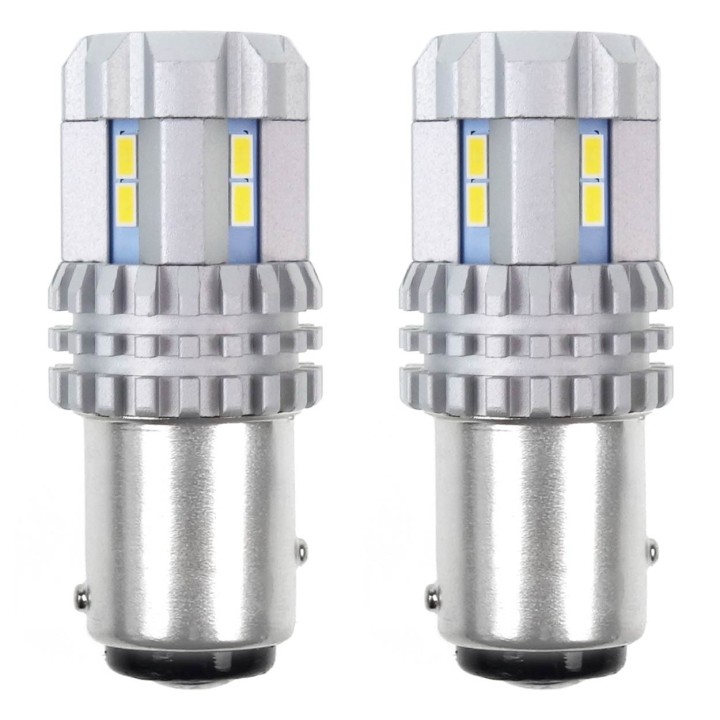 Žiarovky LED 12/24V 21/5W Bay15D 22LED Canbus