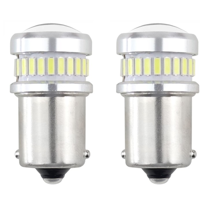 Žiarovka LED 12/24V BA15S 24+6LED Canbus