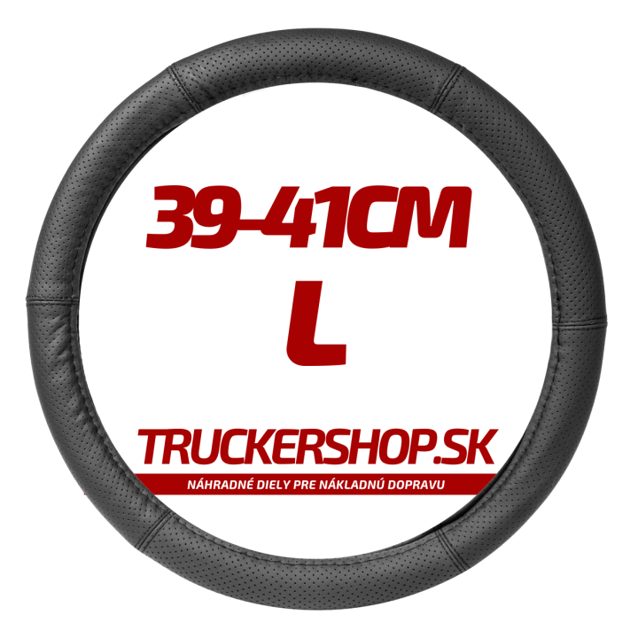 Kožený poťah na volant 39-41 cm z prírodnej kože