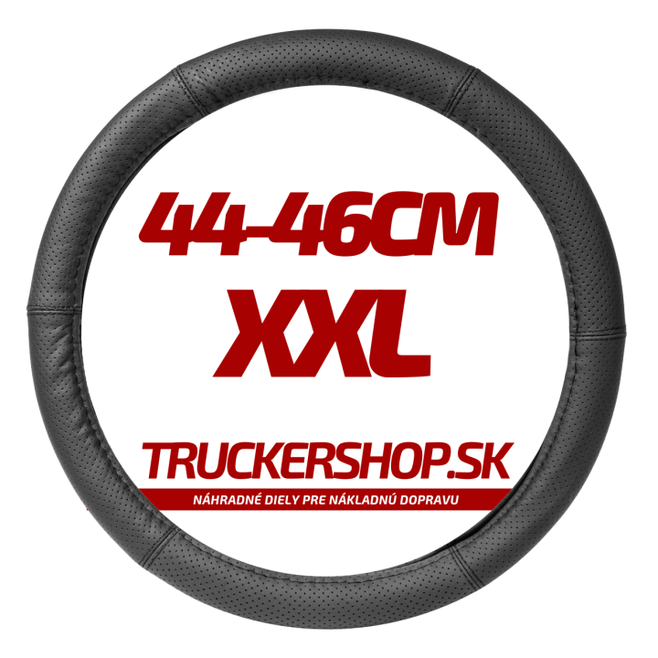 Kožený poťah na volant 44-46 cm XXL z prírodnej kože
