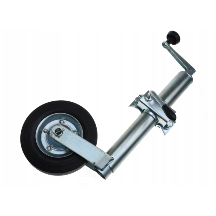 Výsuvné oporné koleso na príves 220 mm s držiakom | nosnosť 150 kg