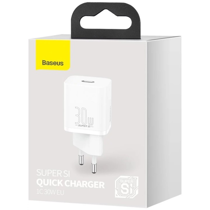 Baseus Super Si – rýchla sieťová nabíjačka 30W USB-C