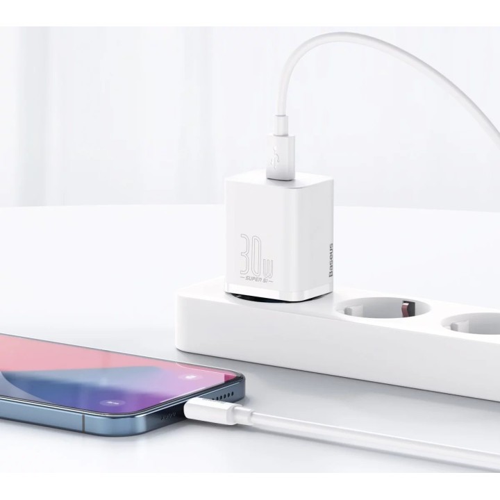 Baseus Super Si – rýchla sieťová nabíjačka 30W USB-C