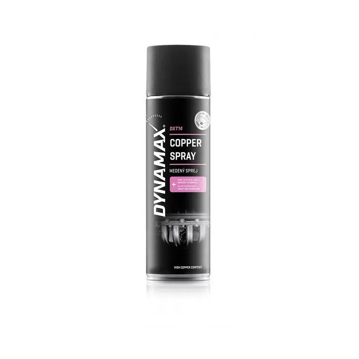 Medený sprej 500 ml – DYNAMAX DXT14, vysokoteplotné mazivo proti zadieraniu