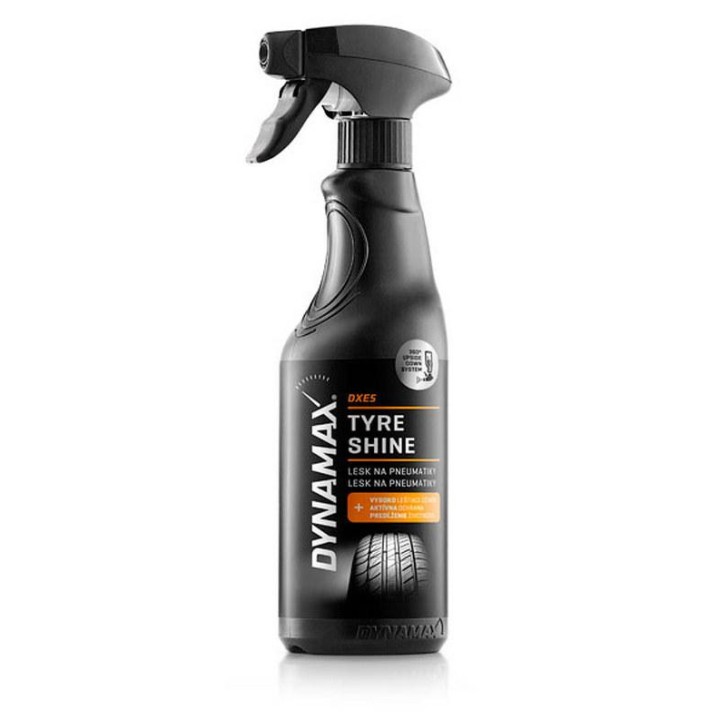 Lesk na pneumatiky 500 ml – DYNAMAX DXE5, čistenie a oživenie gumy