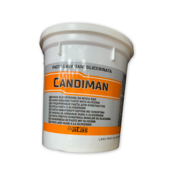 Pasta na umývanie rúk CANDIMAN 1kg – Abrazívna s glycerínom