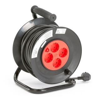 Predlžovací kábel na bubne 25 m (230V) – 4 zásuvky