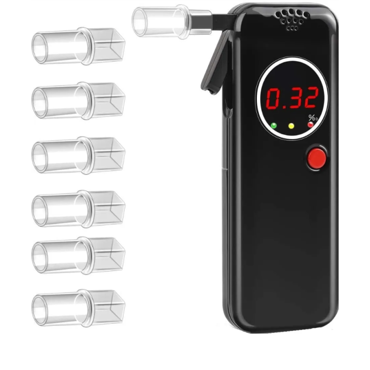 Digitálny alkohol tester GMP + 6 náustkov a puzdro | TRUCKERSHOP.SK