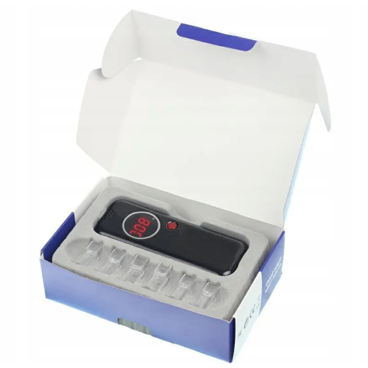 Digitálny alkohol tester GMP + 6 náustkov a puzdro | TRUCKERSHOP.SK